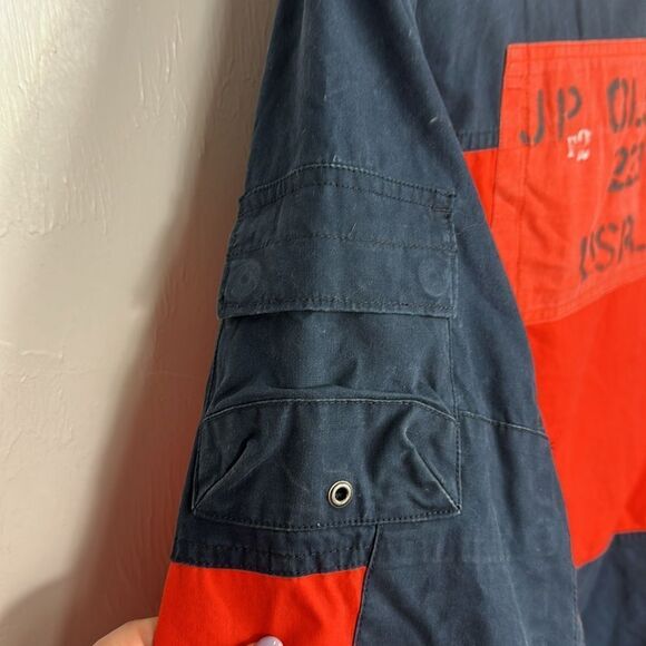 Polo Ralph Lauren USRL Reconnaissance Nautical Jacket In Orange And Navy Size L - Picture 9 of 15